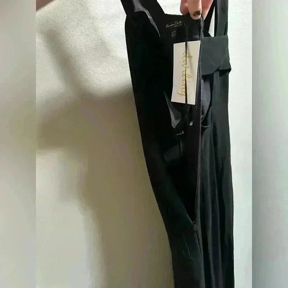 EUC | Massimo Dutti Black Wide Leg Jumpsuit | Women’s Size 2 - Picture 5 of 7